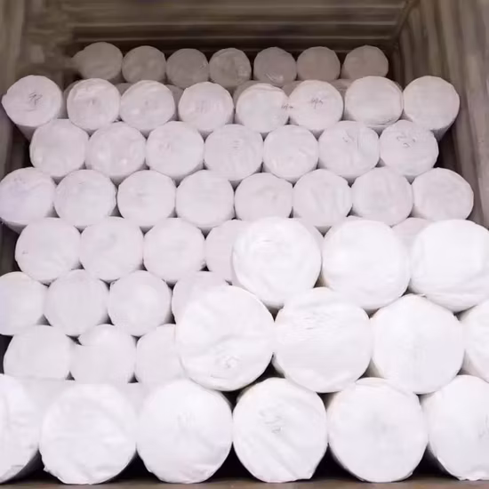 Rotolo di garza per medicazione con tampone di garza assorbente monouso per uso medico in cotone al 100%.