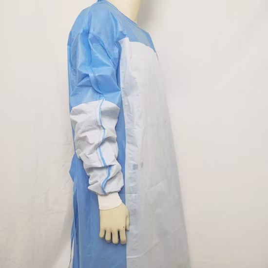 Il produttore di abiti chirurgici medici per infermiere non tessuto fornisce abiti ospedalieri standard sterili monouso