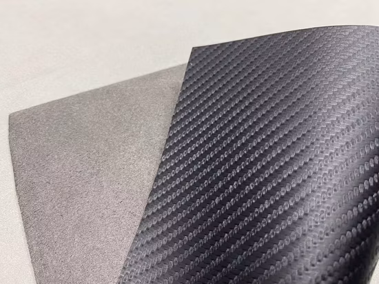 PU Pelle sintetica non tessuta Design in fibra di carbonio Microfibra